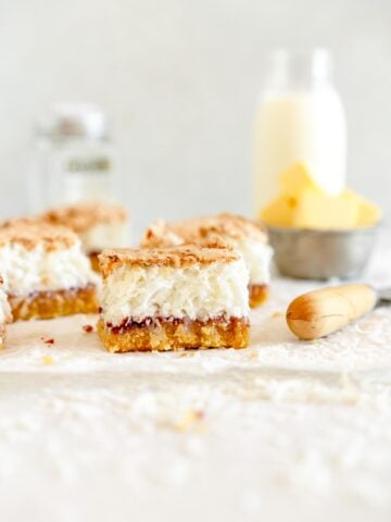 side on shot of louise cake