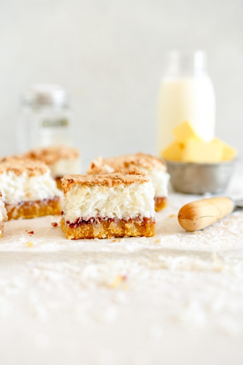 side on shot of louise cake