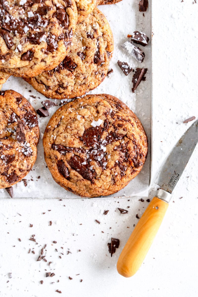 brown butter chocolate chip cookie