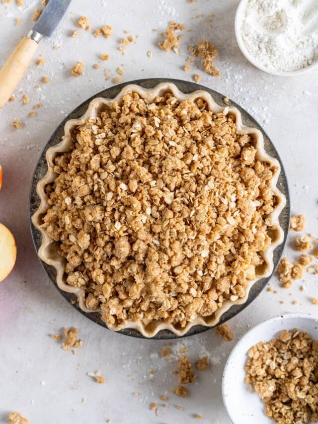 Delicious Apple Crumble Pie