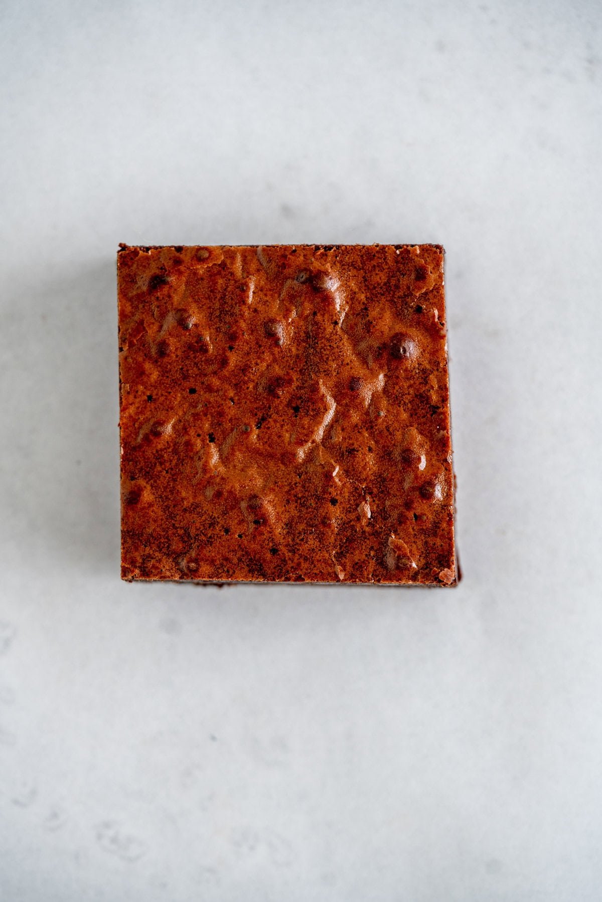 finished baked brownie