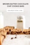 Brown butter chocolate chip cookie bars