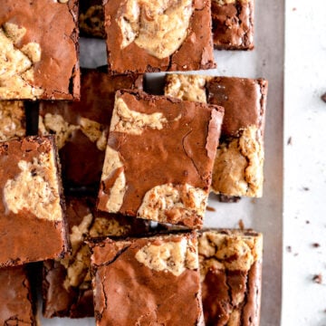 brownie cookies on sheet pan