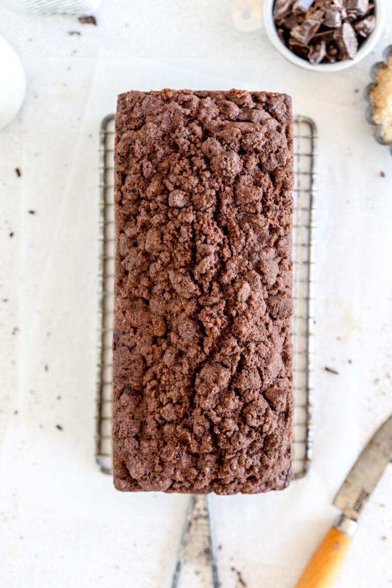 baked loaf of banana bread