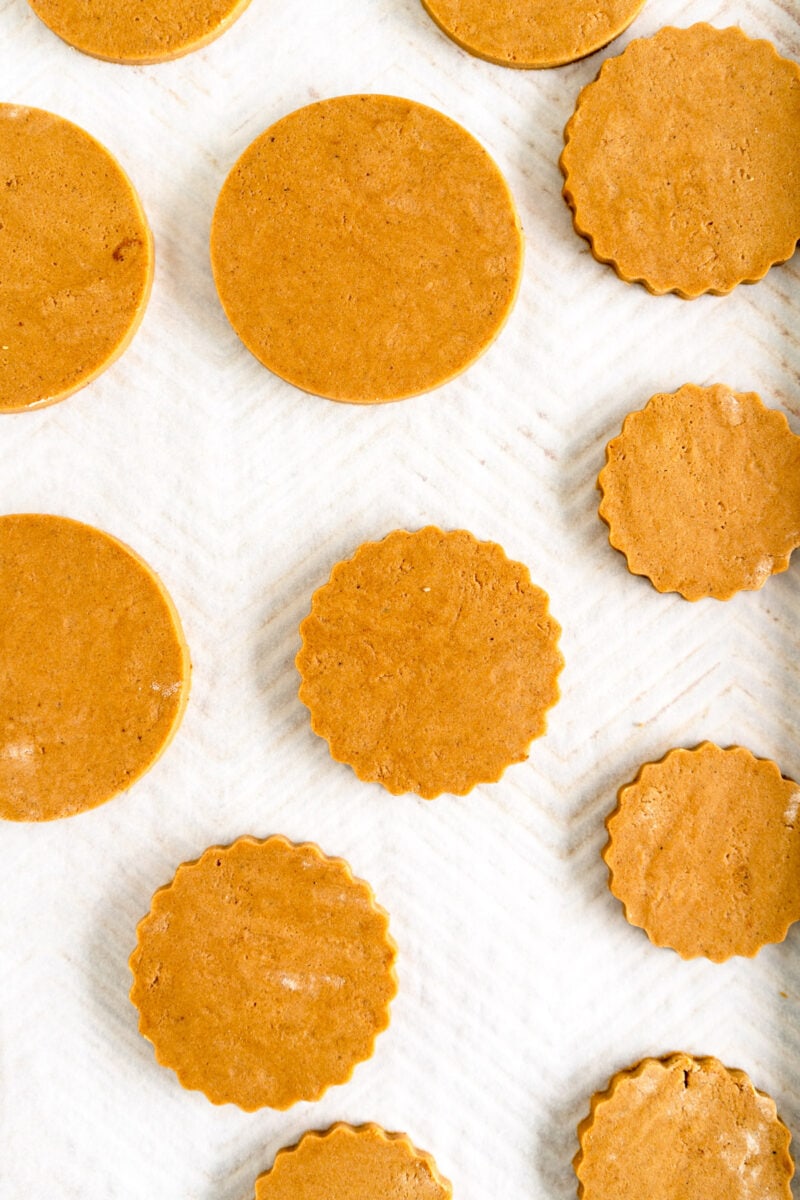 cookie dough ready to bake