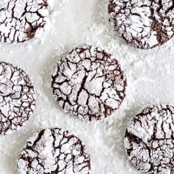 chocolate crinkle cookies
