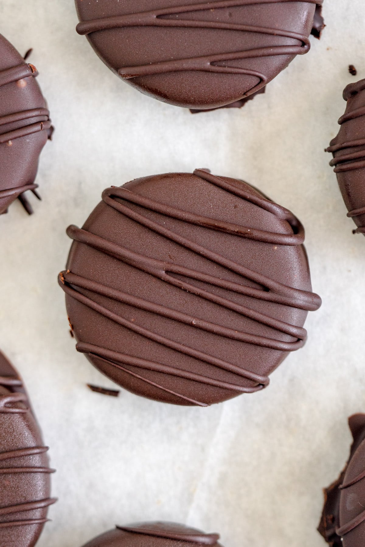 drizzled peppermint patty