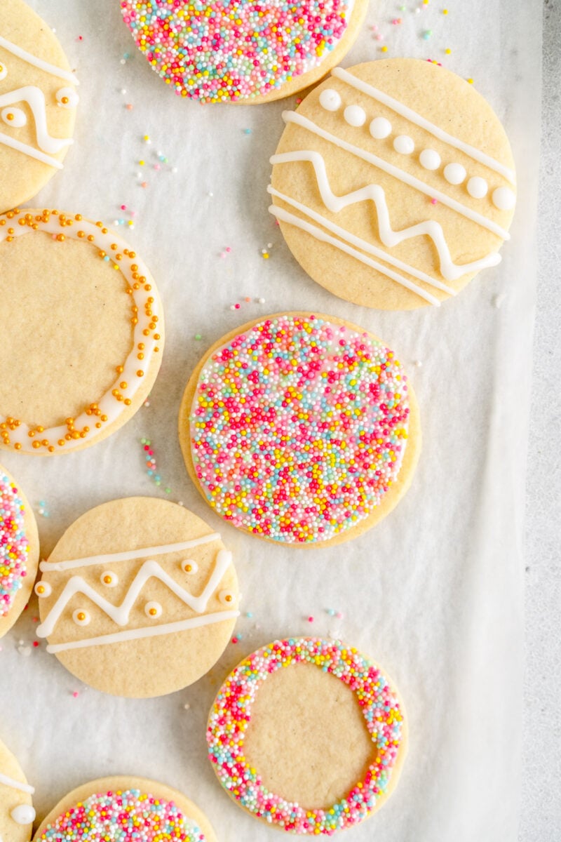 sprinkled sugar cookies