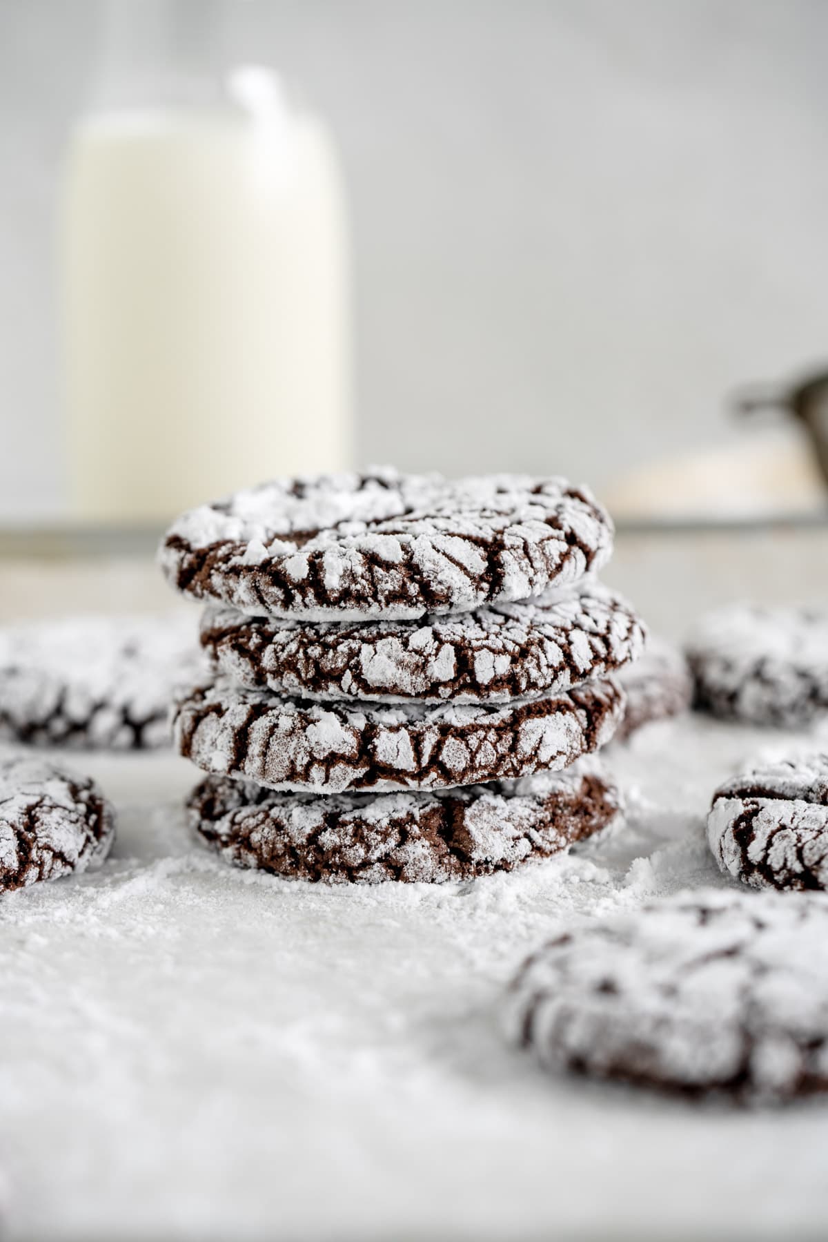 crinkle cookie stack