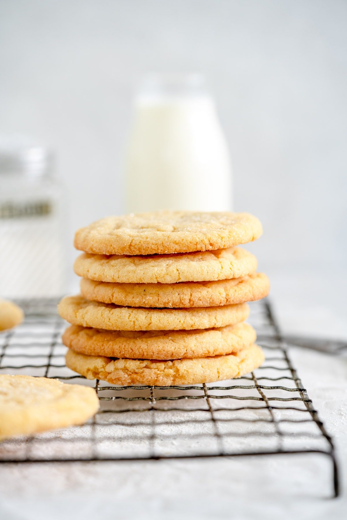 stacked sugar cookies
