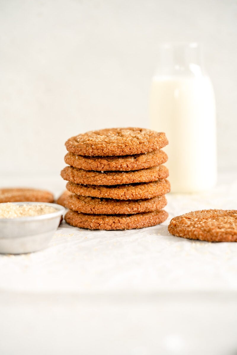 Stacked Ginger Cookies