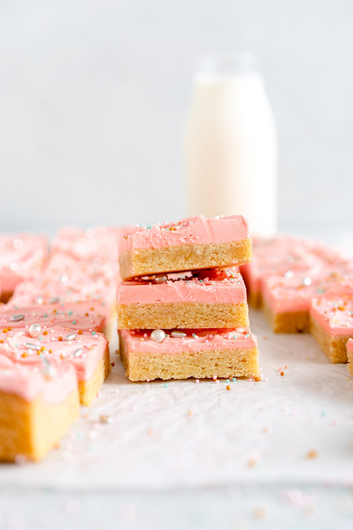stacked sugar cookie bars