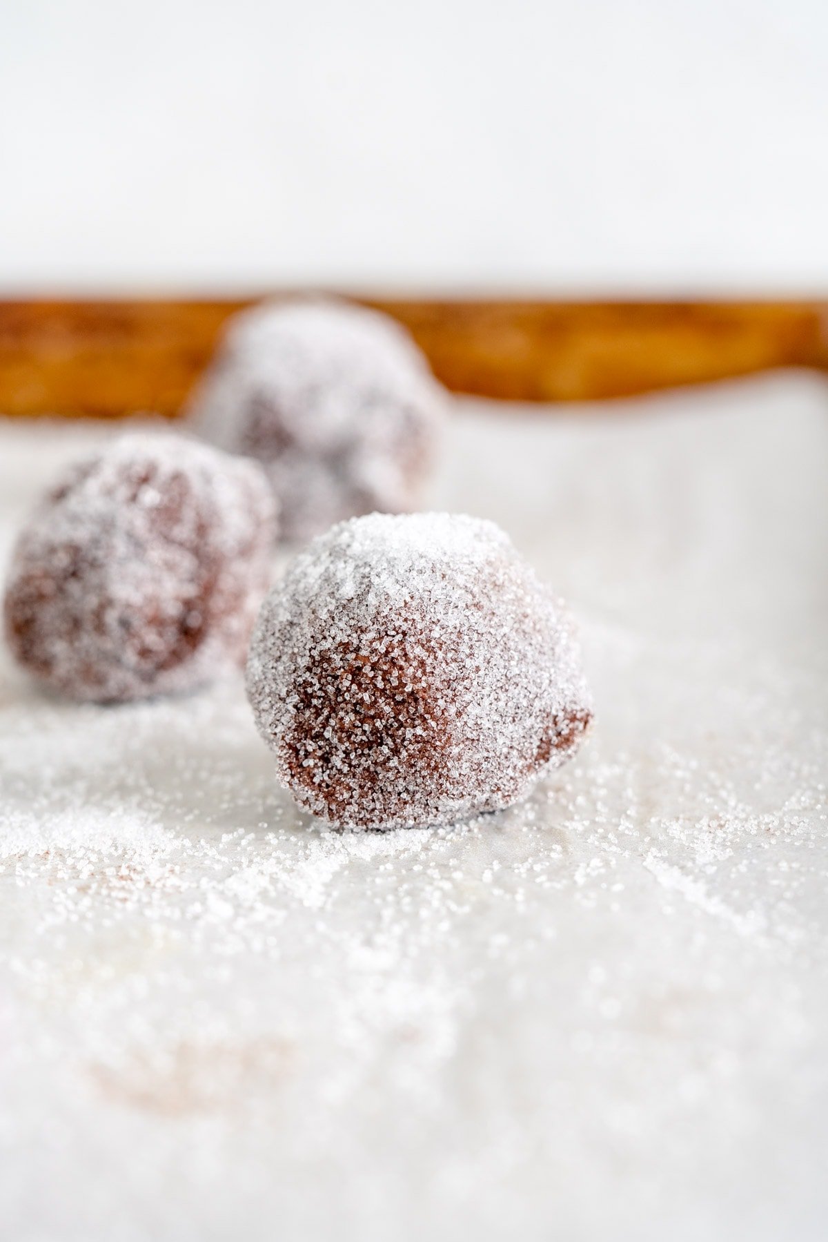 sugar dipped chocolate cookie dough