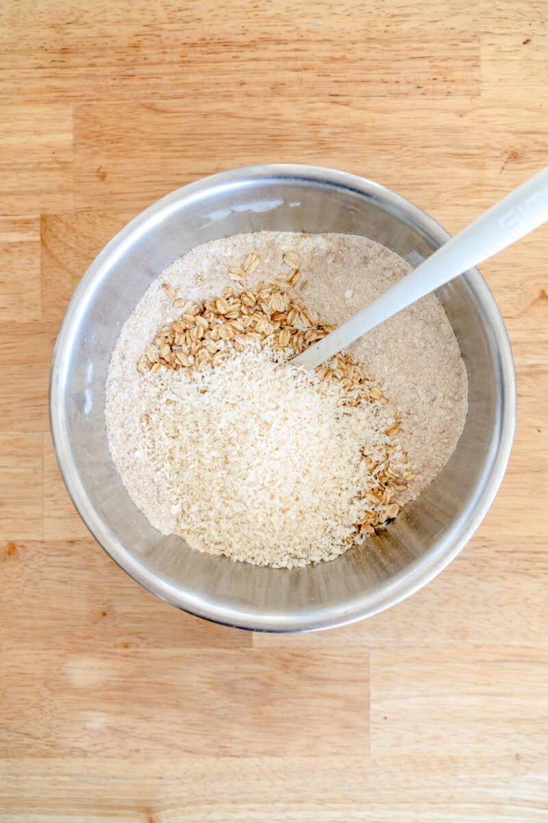 Dry ingredients for anzac base