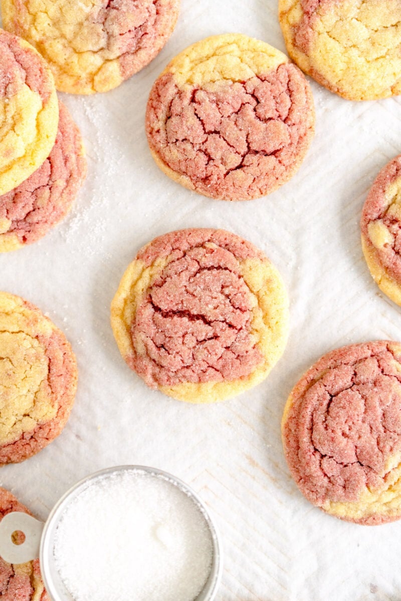 raspberry vanilla cookies