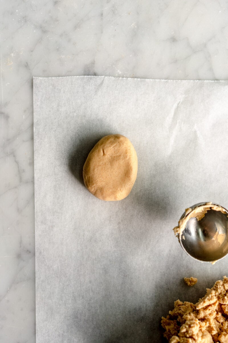 hand shaped peanut butter eggs