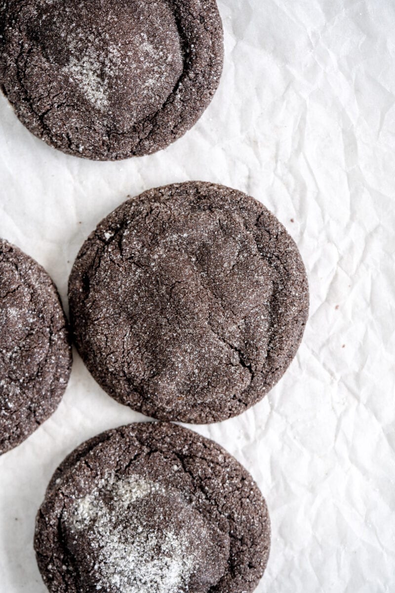 baked chocolate cookie