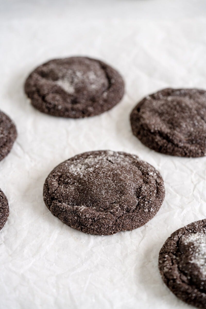 baked caramel chocolate cookies