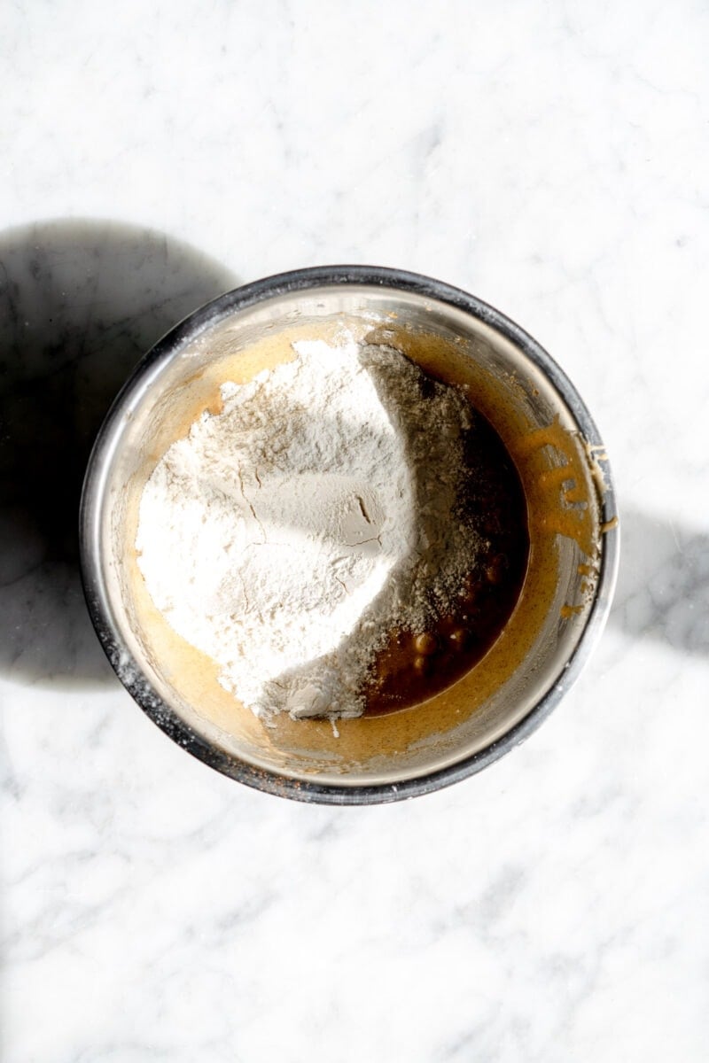 Dry ingredients for Blondie Recipe