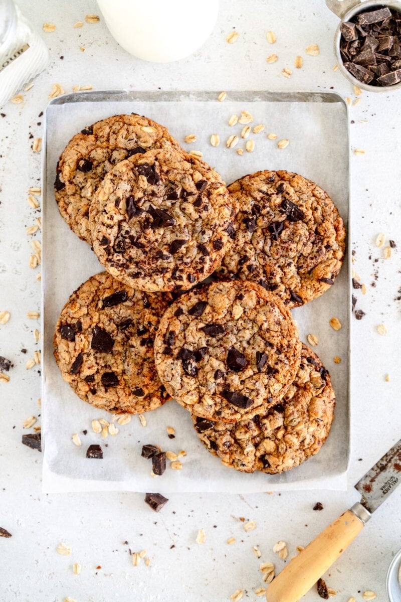 pan of lactation cookies