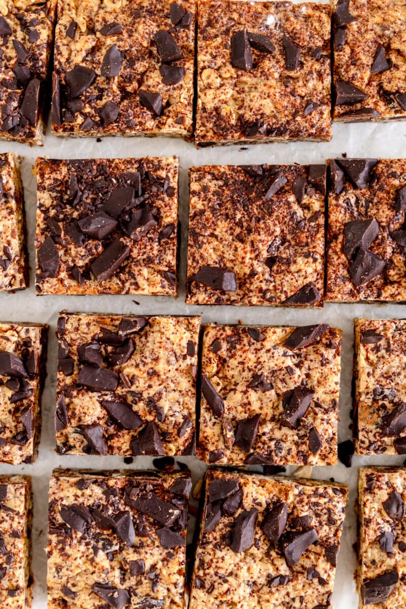 close up lactation cookie bars