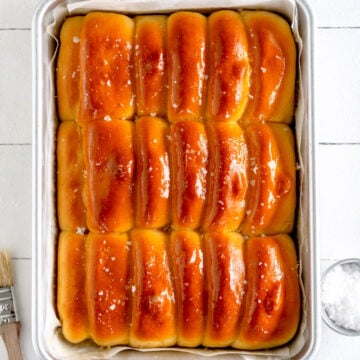 Baked Parker House Rolls