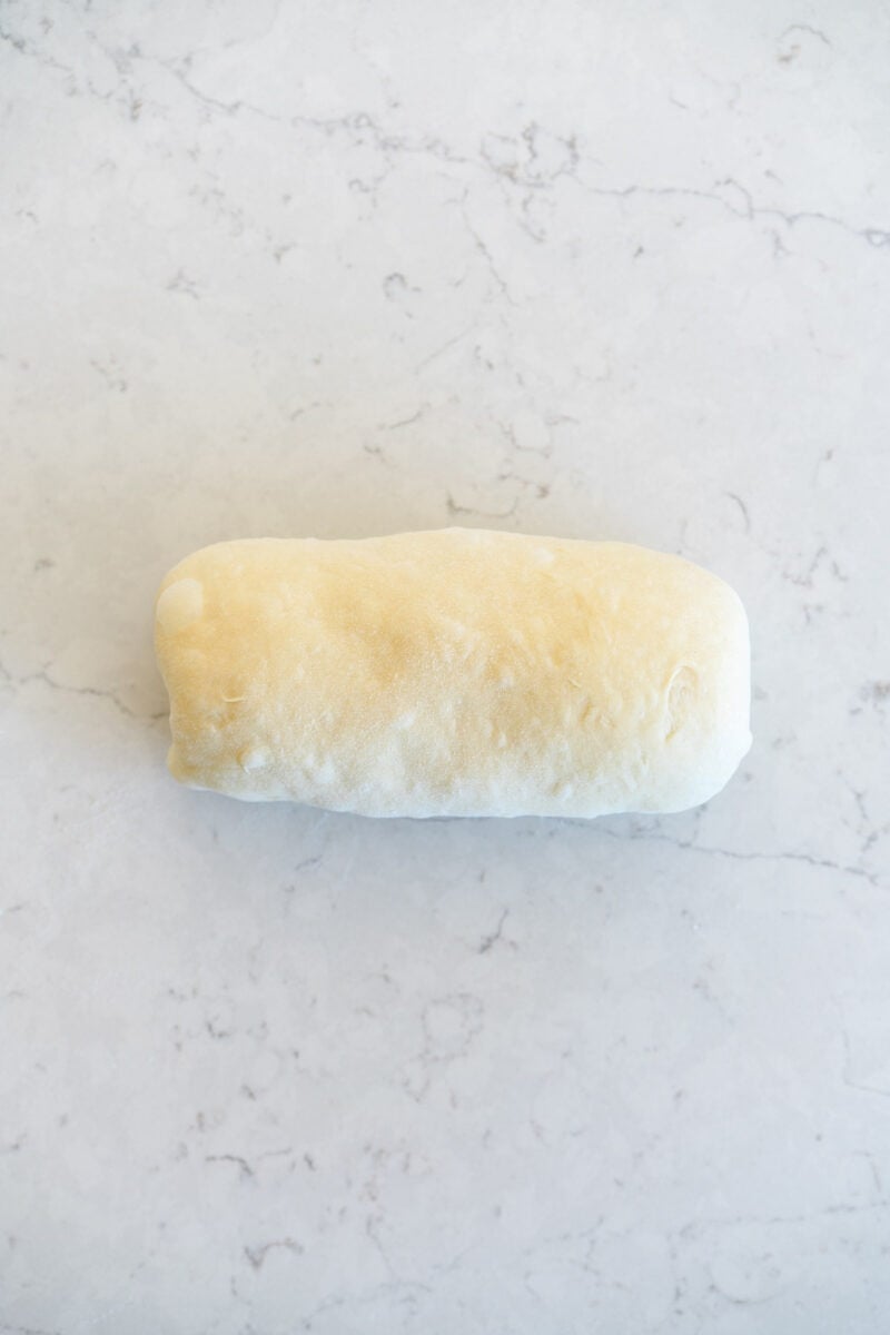 rolled up loaf of bread