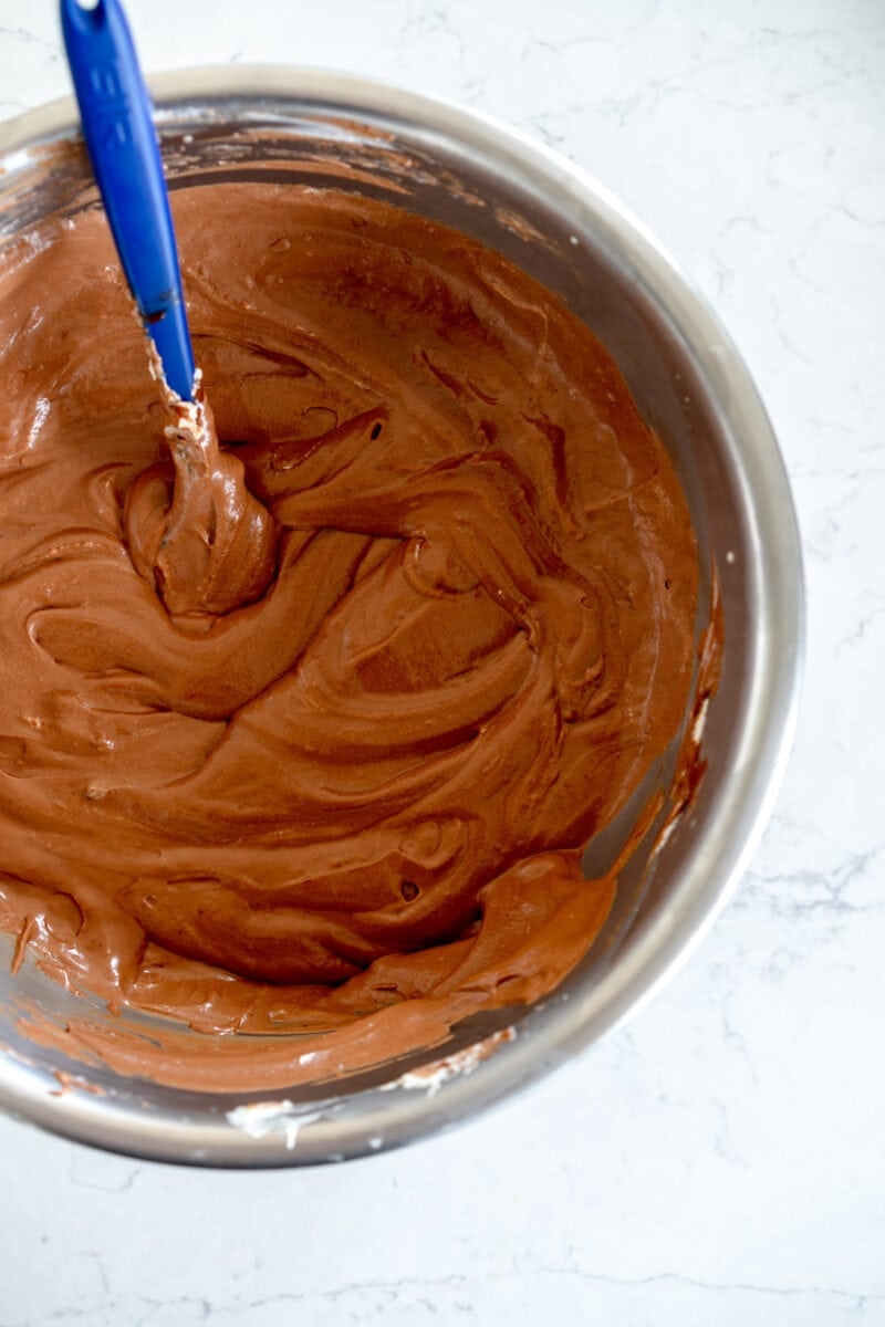 combined french silk pie filling