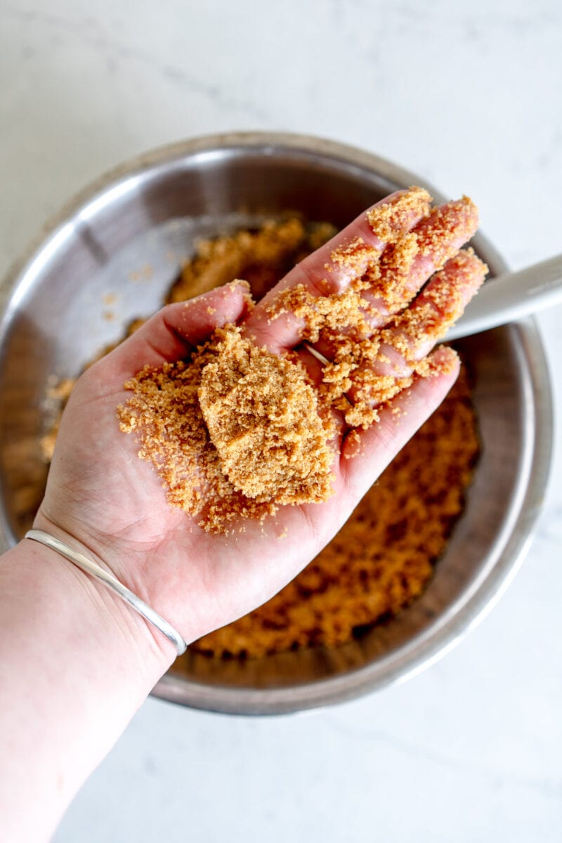 Consistency of graham cracker crust