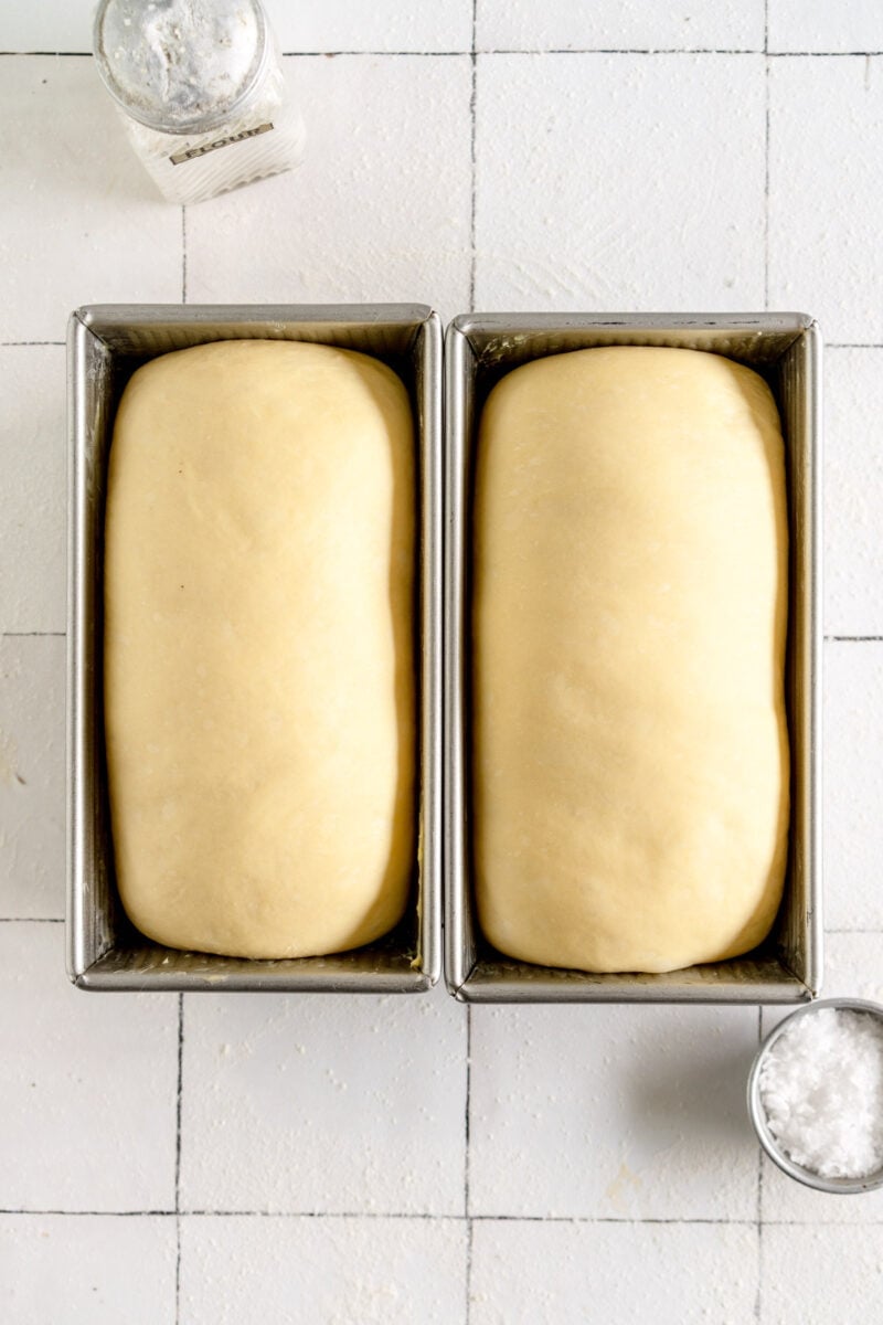 white bread loaves