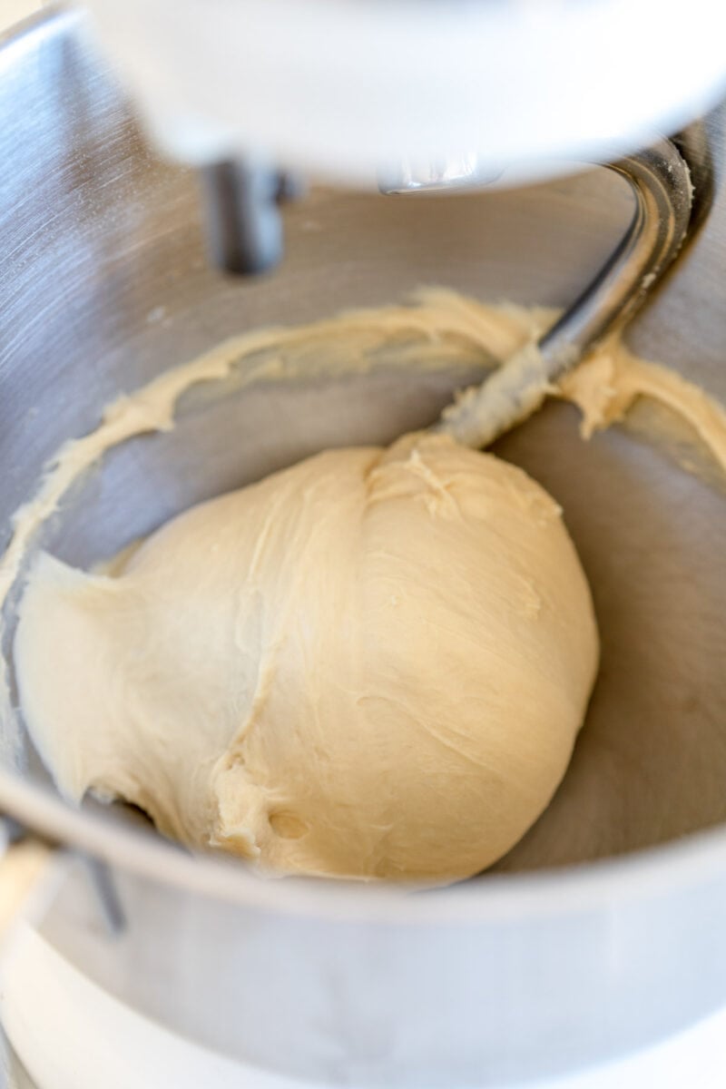 mixed bread dough