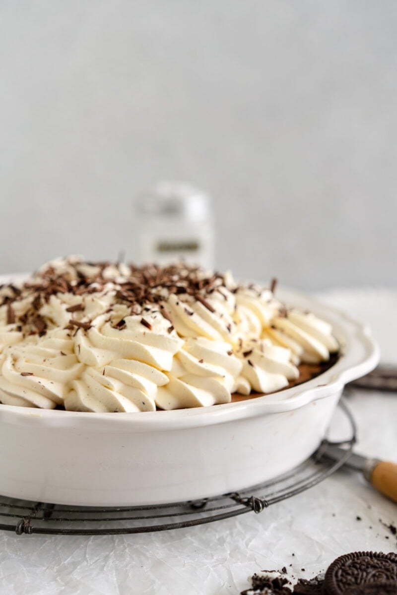 whipped cream topping for french silk pie