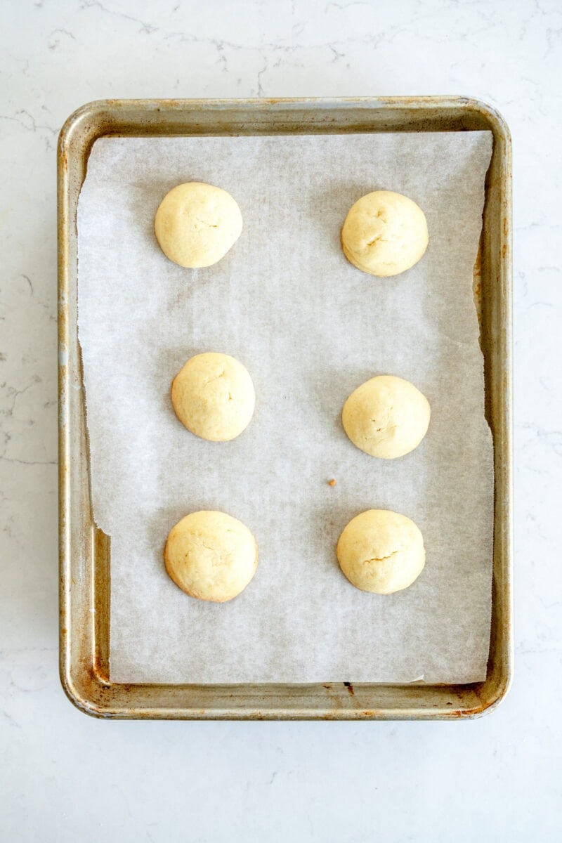 baked snowball cookies
