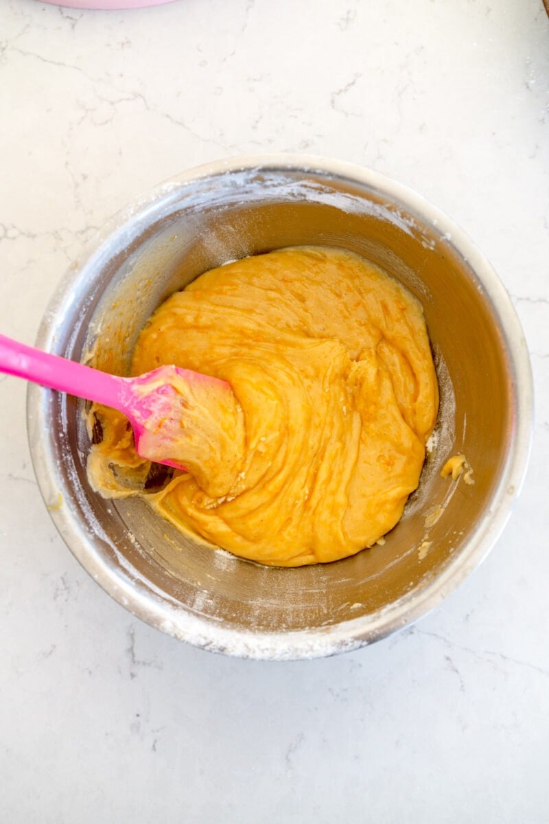 lemon crinkle cookie batter