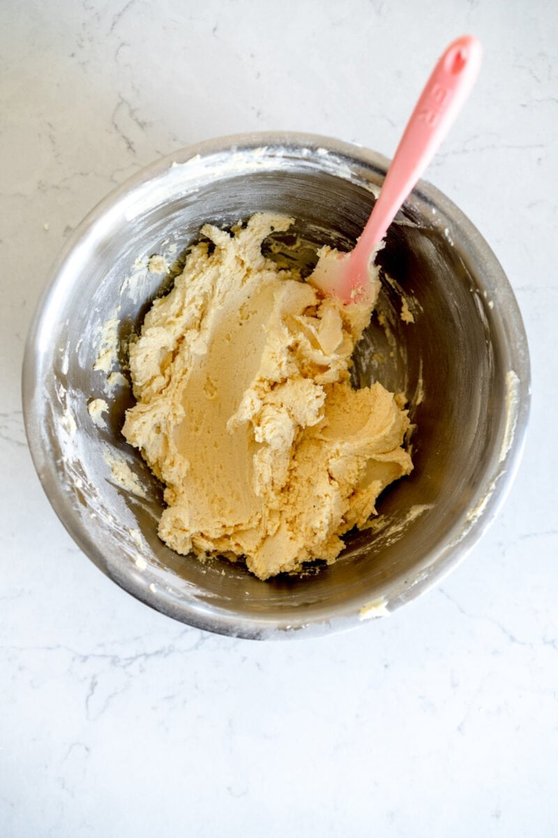 mixed thumbprint cookie dough