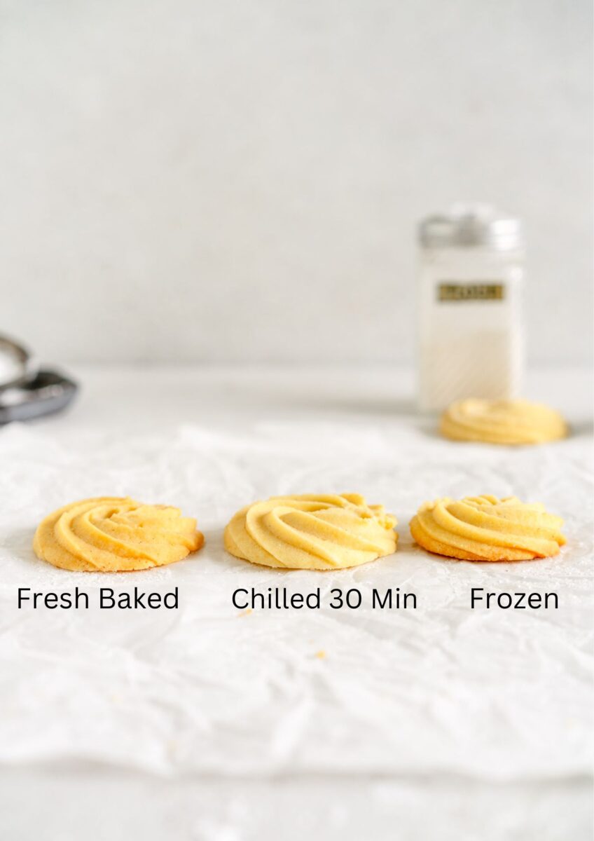baked vs chilled vs frozen cookies