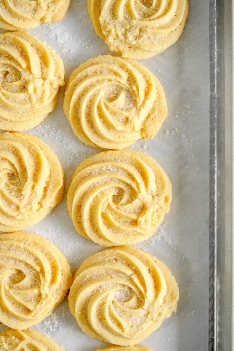 sugared butter cookies