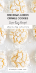 Lemon Crinkle Cookies