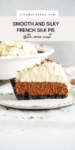french silk pie pinterest pin