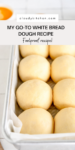 white bread dough pin