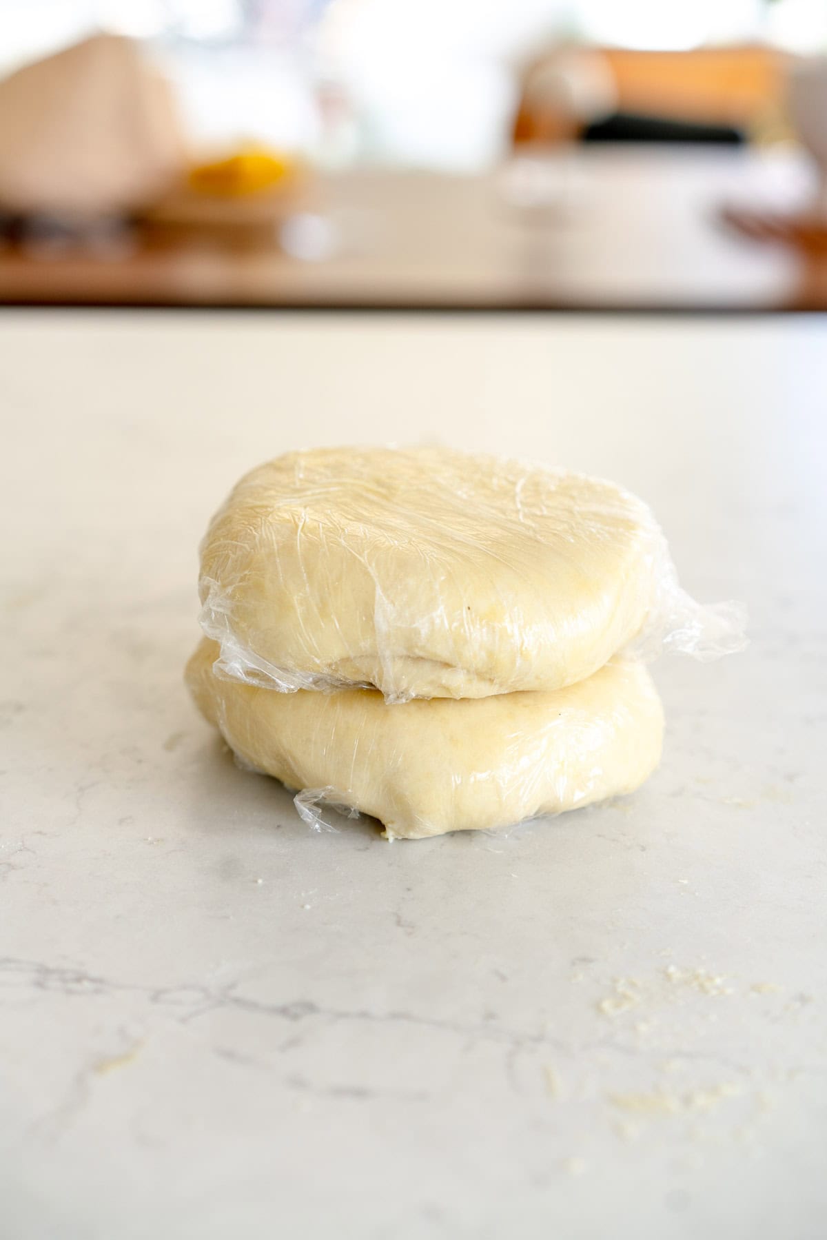 Stacked up pie crust