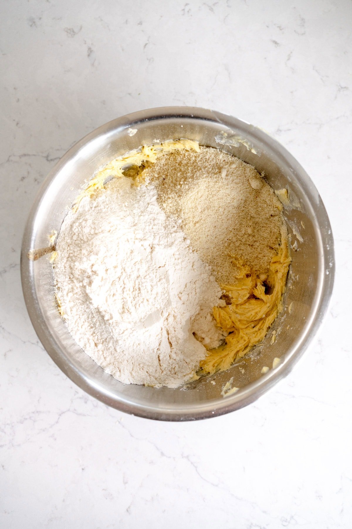 Dry ingredients Linzer Cookies