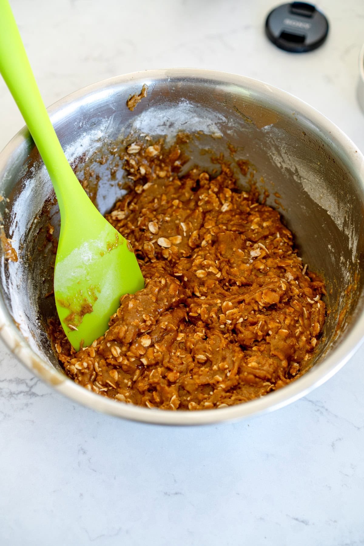 iced oatmeal cookie batter