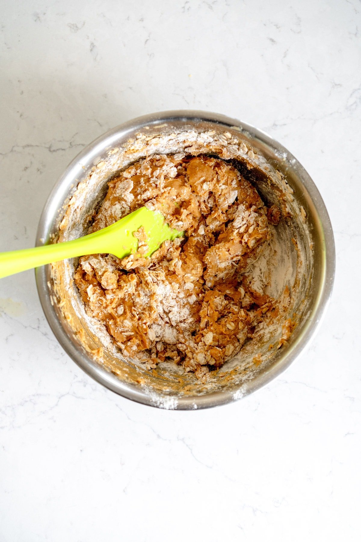 mixed dough for monster cookies