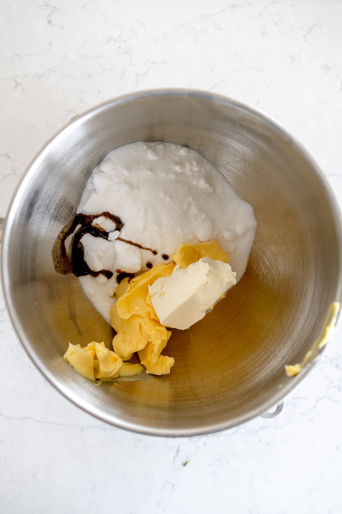 Wet ingredients for cookies