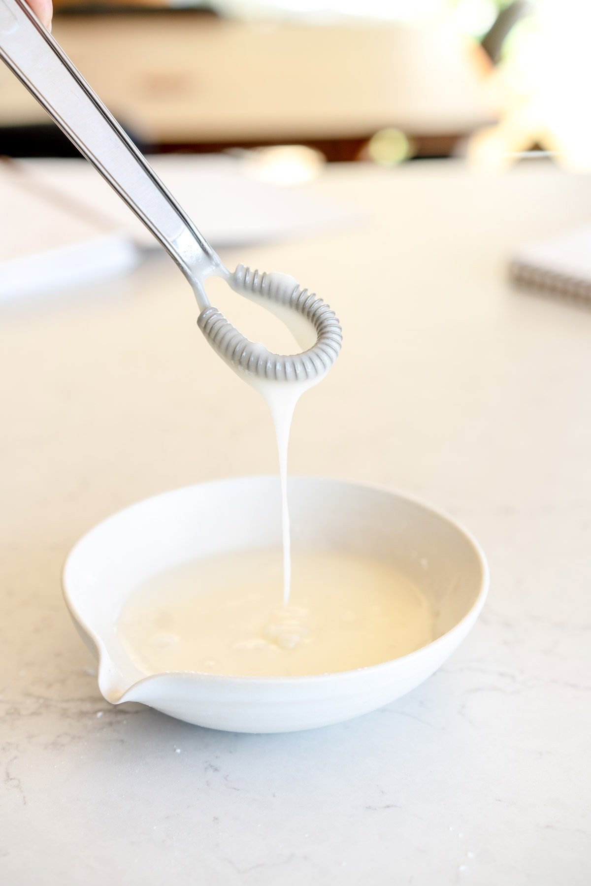 side shot lemon glaze