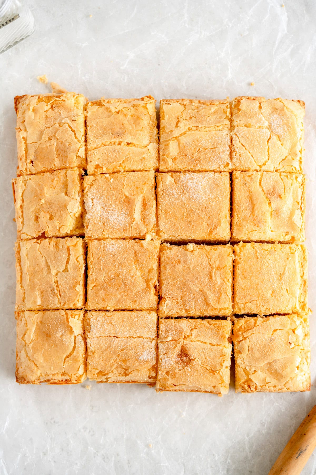 crackly top on butter cake