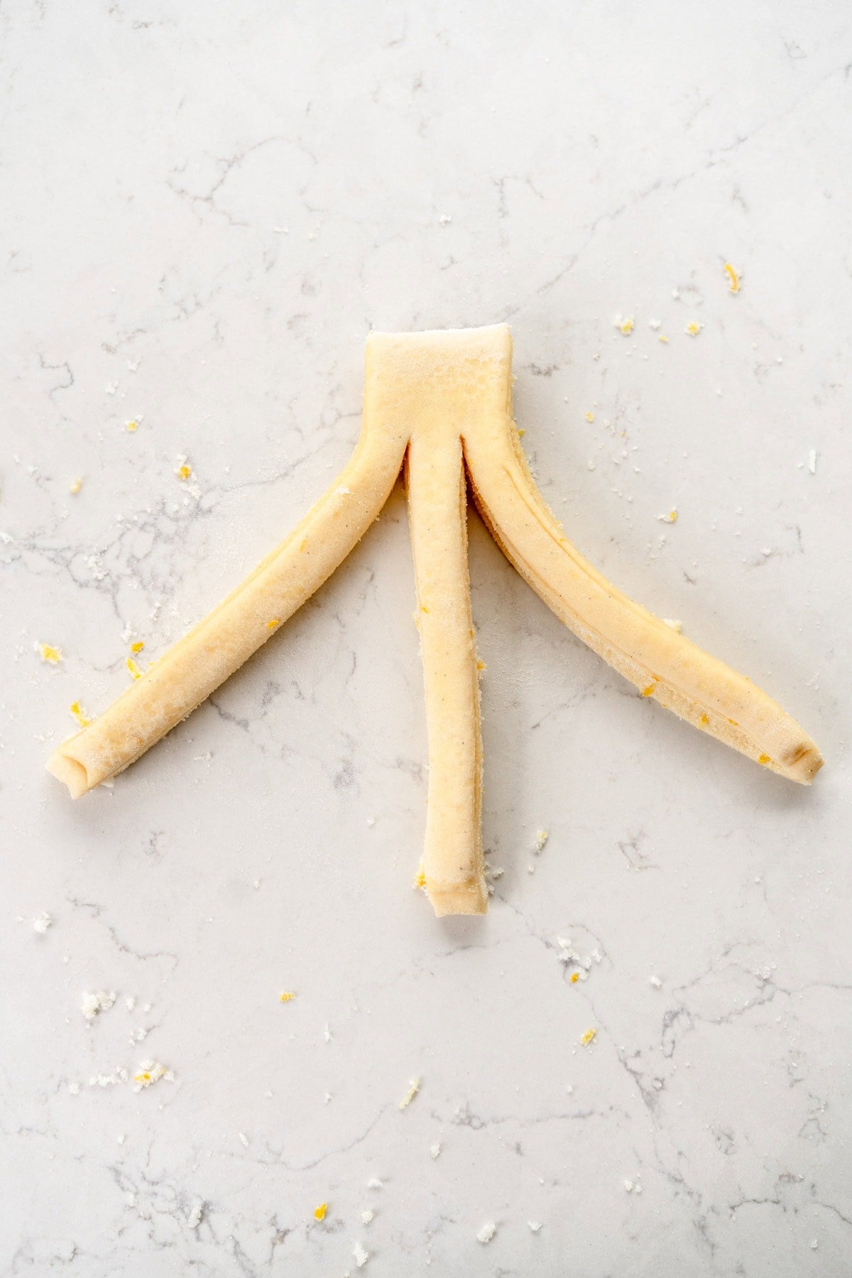 open strips to braid