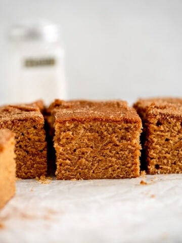 side on image of spice cake