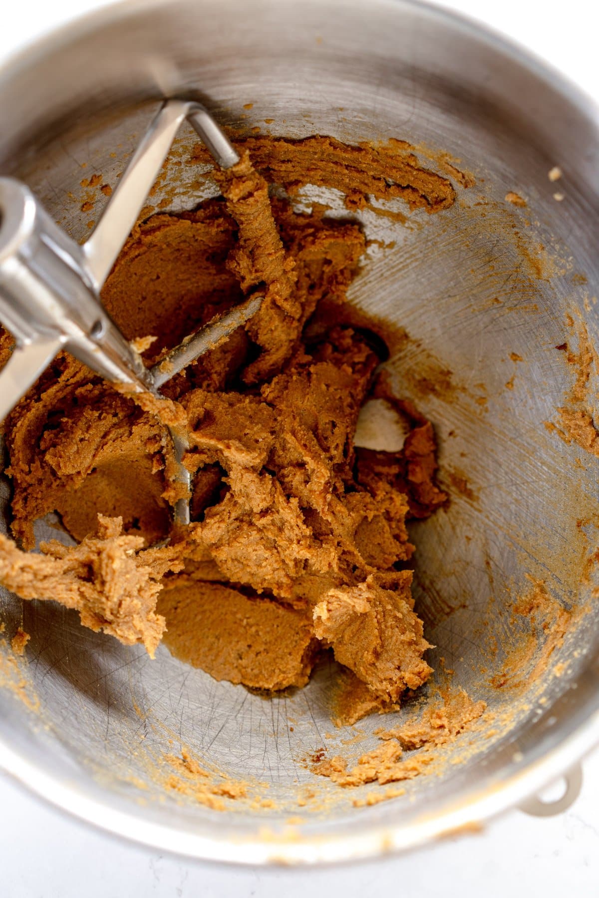 creamed butter and sugar mixture